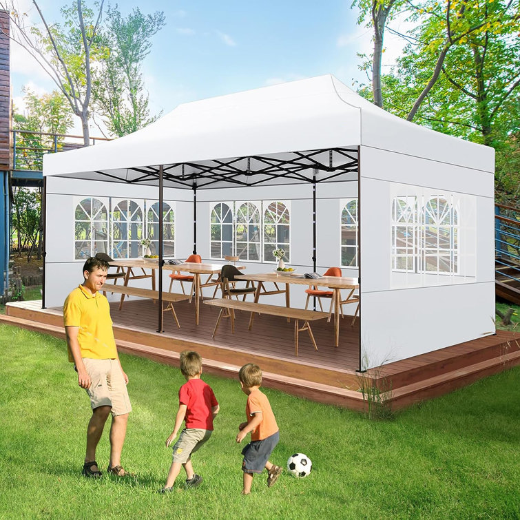 Heavy duty pop up canopy 10x20 with outlet sidewalls